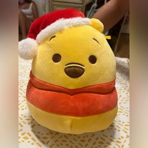 8 inch Winnie the Pooh Christmas squishmallow